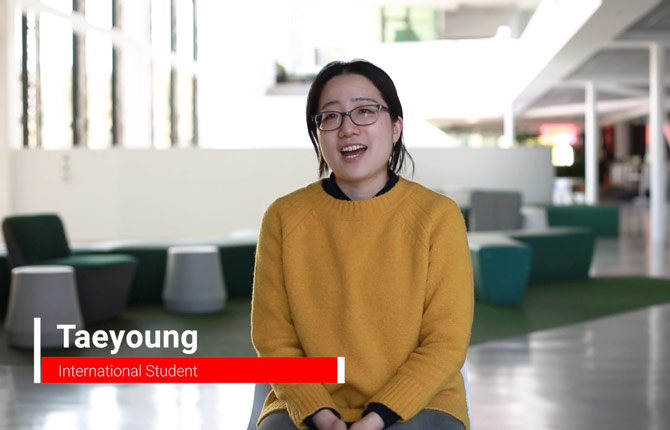 Taeyoung international student at Flinders University